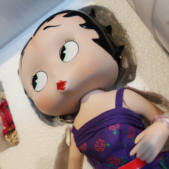 Betty Boop "Over Fifty and Fabulous" Porcelain Doll by Syd Hap - Picture 3 of 11